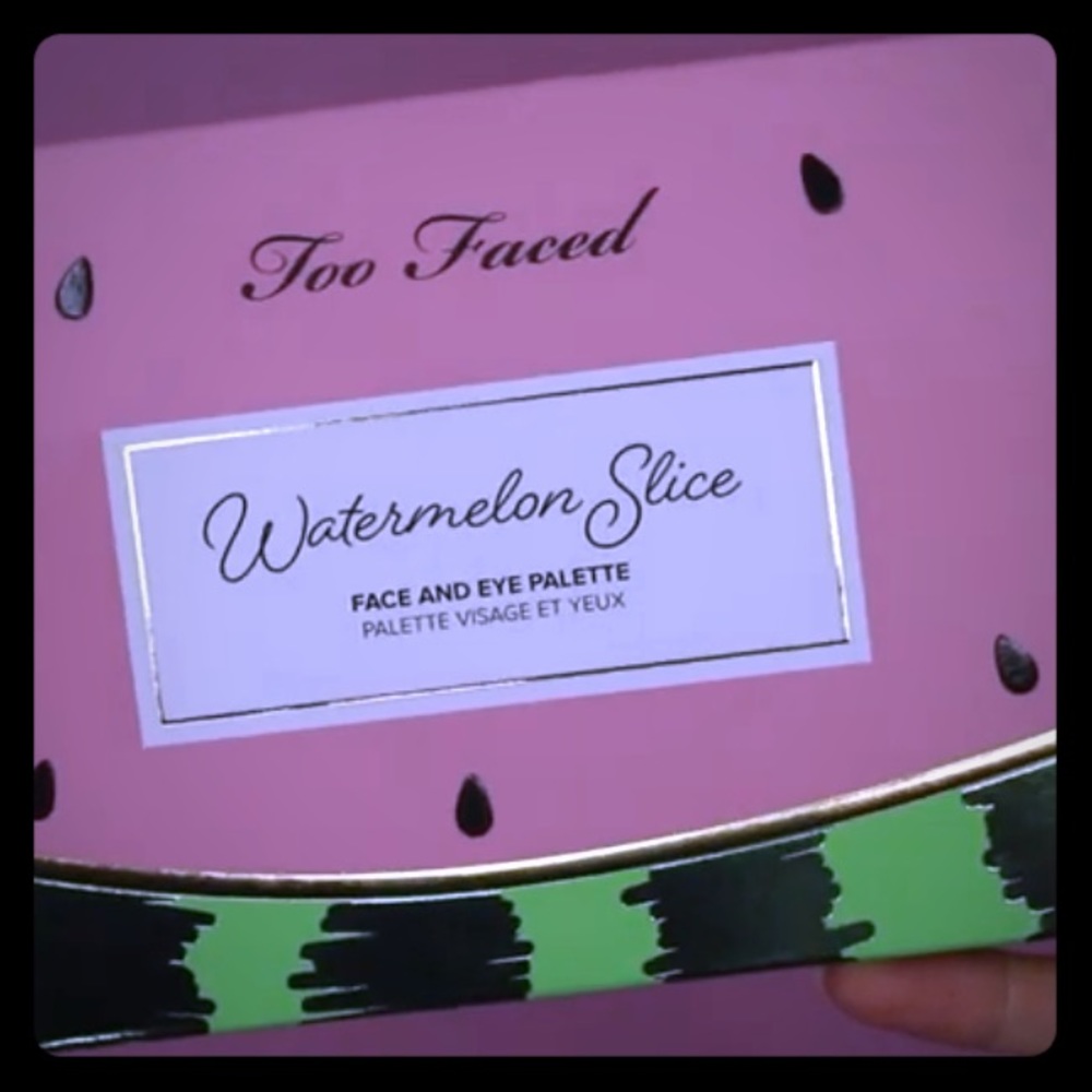 TOO FACED Watermelon Face & Eye Palette BNIB (WHTDR)